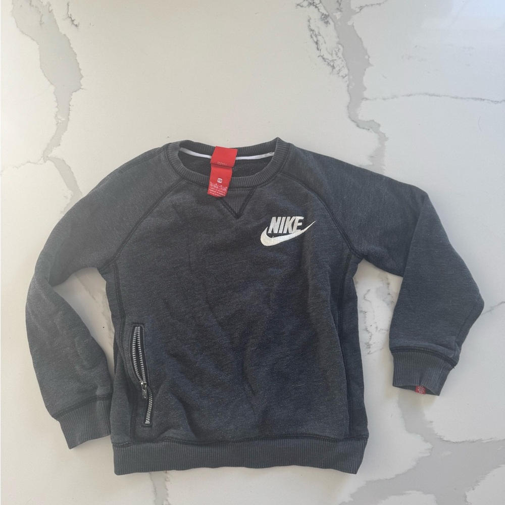 Nike Gray Sweatshirt with Red Tag